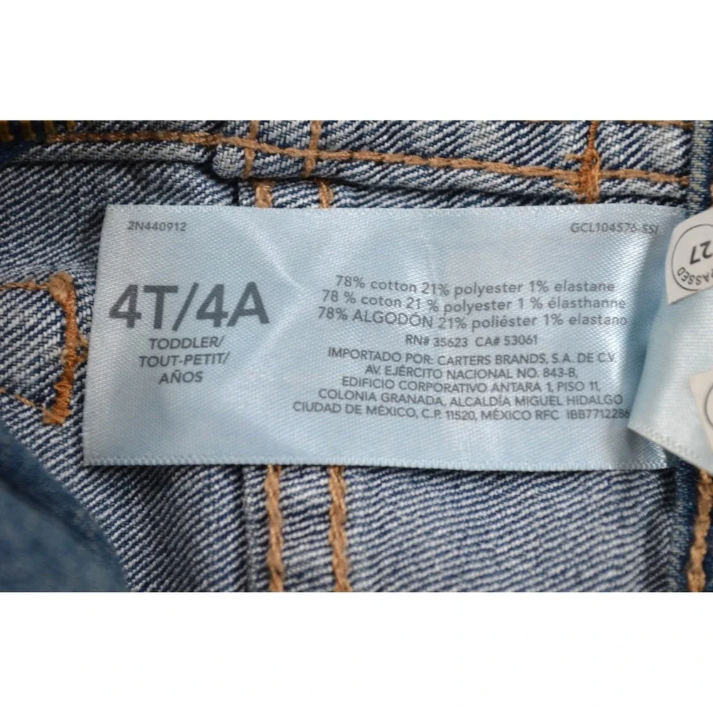 Nwt's OshKosh B'gosh Blue‎ Jeans 4T Toddler Boy Classic